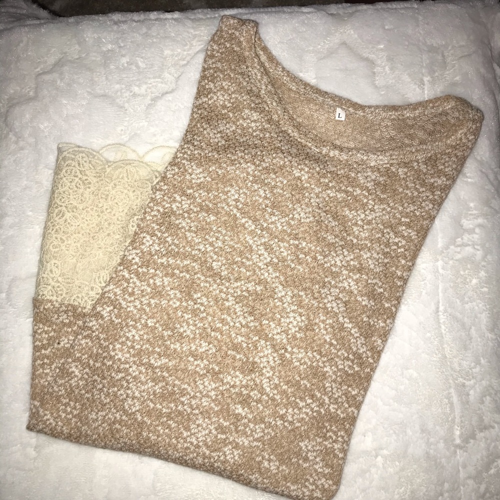 NWOT Beige Sweater